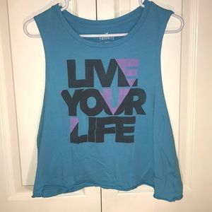 American Eagle “Live your life” Tank